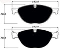 Porterfield Brake Pads for 2012 JAGUAR XJ/XJL  Supercharged