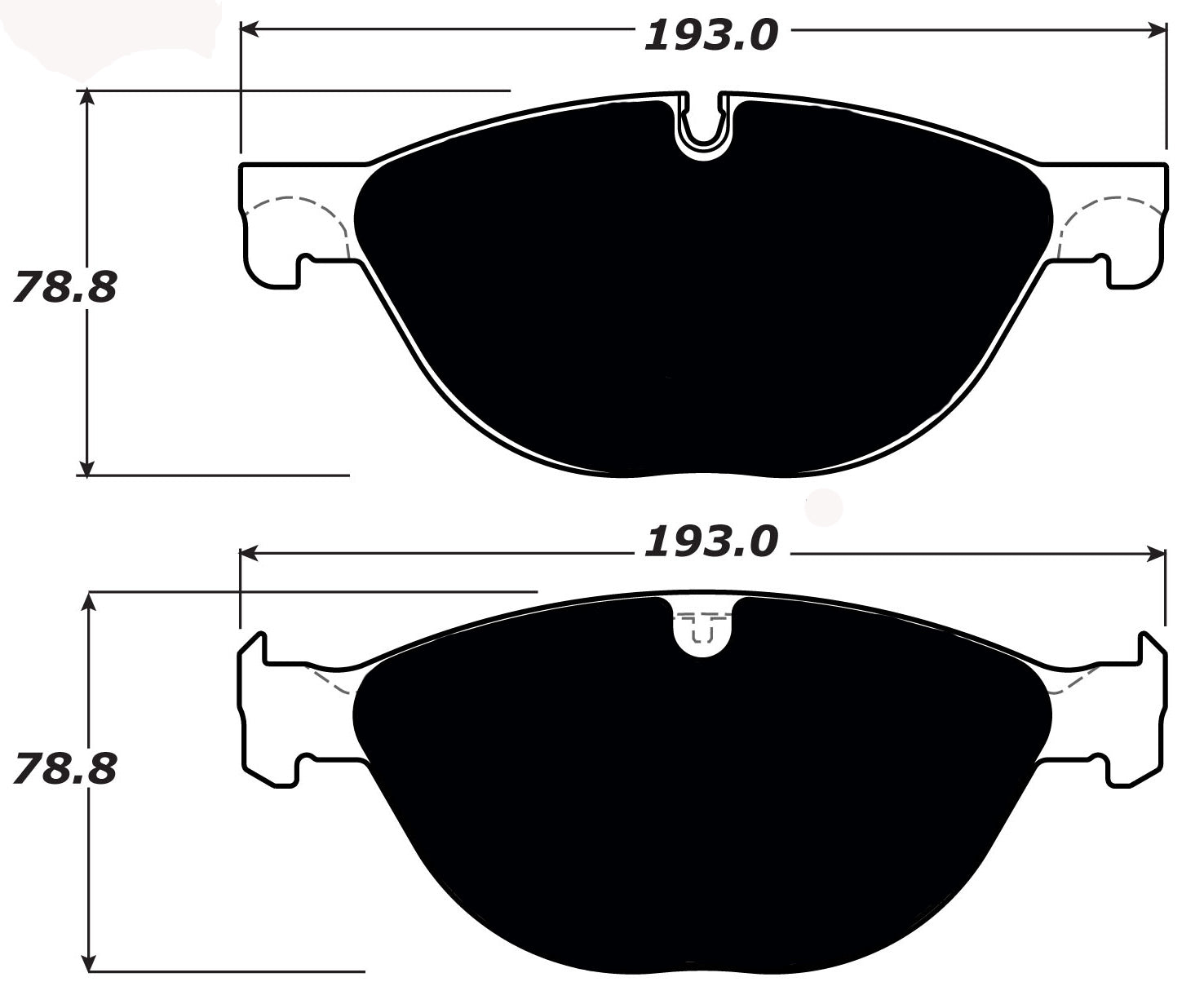 Porterfield Brake Pads for 2012 JAGUAR XJ/XJL  Supercharged