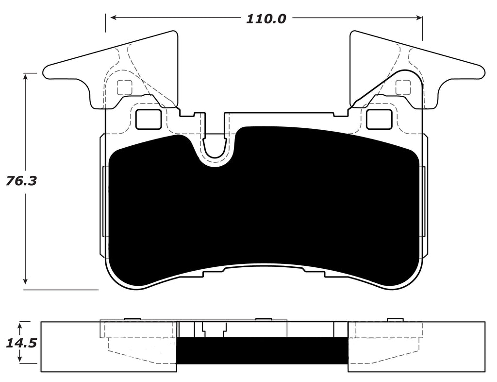 Porterfield Brake Pads for 2015 MERCEDES-BENZ C63 AMG