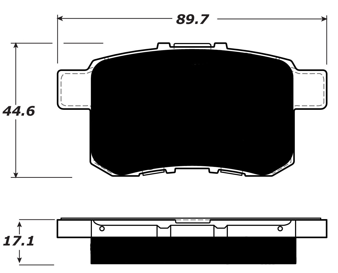 Porterfield Brake Pads for 2017 HONDA ACCORD Coupe LX-S