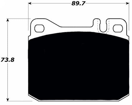 Porterfield Brake Pads for 1986 MERCEDES-BENZ 500SEL