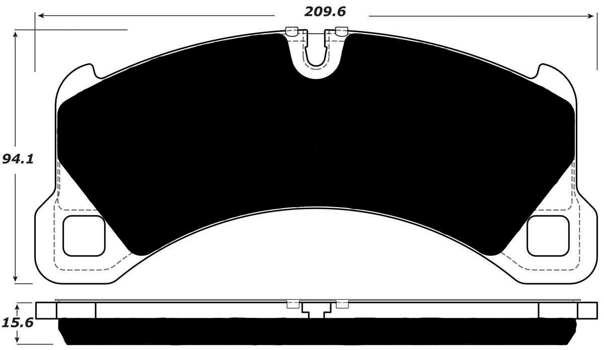Porterfield Brake Pads for 2018 PORSCHE MACAN