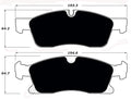 Porterfield Brake Pads for 2016 DODGE DURANGO