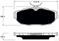 Porterfield Brake Pads for 2011 FORD MUSTANG w/Perf. Brake Pkg.