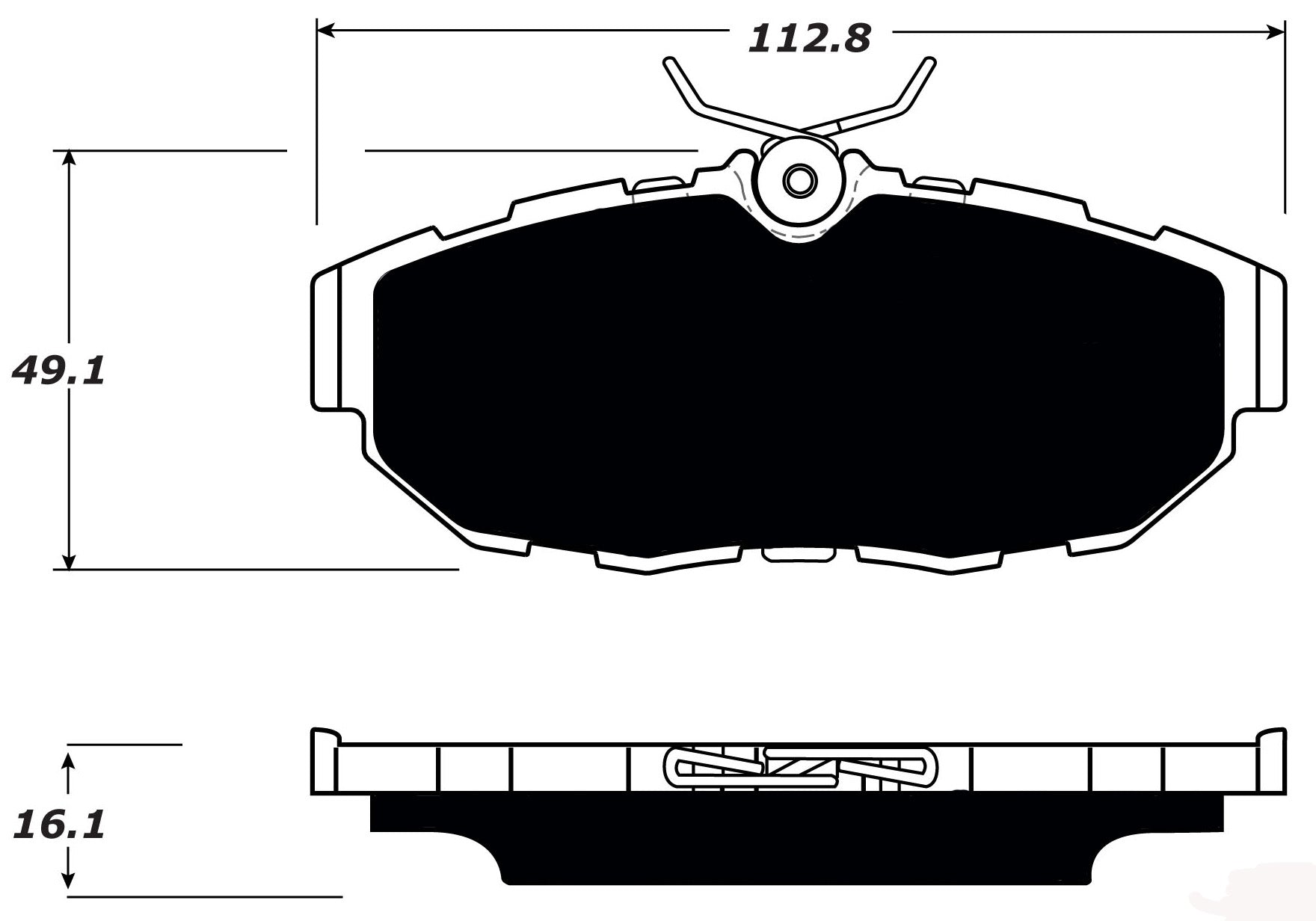 Porterfield Brake Pads for 2012 FORD MUSTANG GT w/Optional Brembo Front