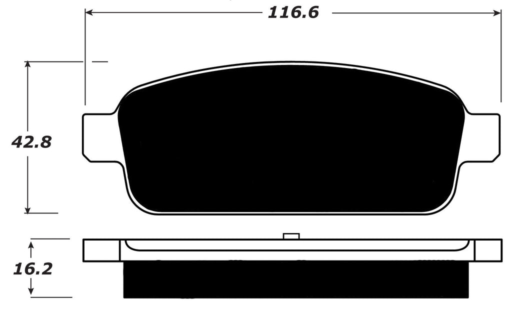 Porterfield Brake Pads for 2013 CHEVROLET SONIC