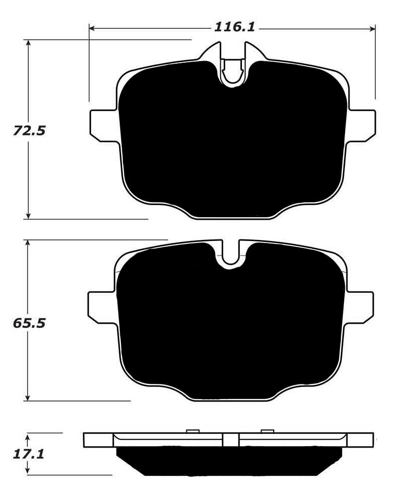 Porterfield Brake Pads for 2017 BMW 750i