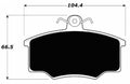 Porterfield Brake Pads for 1980 AUDI 4000