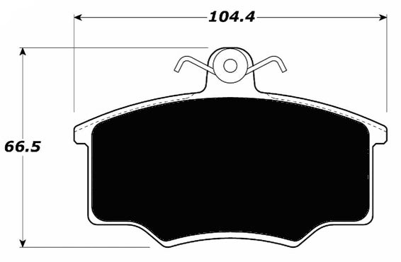 Porterfield Brake Pads for 1983 AUDI Coupe GT