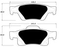 Porterfield Brake Pads for 2010 JEEP GRAND CHEROKEE w/350mm Front Disc