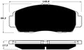 Porterfield Brake Pads for 2012 HONDA ACCORD Coupe EX-L