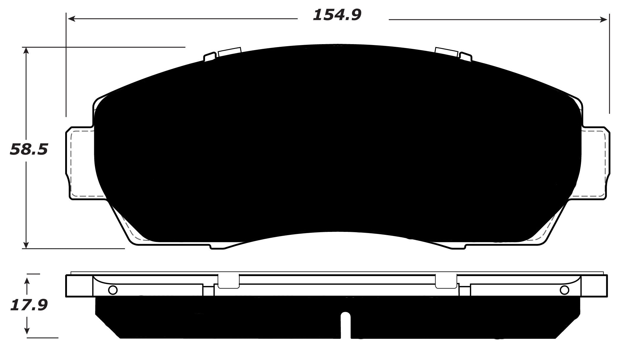 Porterfield Brake Pads for 2012 HONDA ACCORD Crosstour