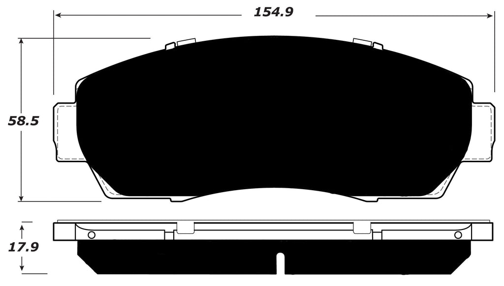 Porterfield Brake Pads for 2014 HONDA CROSSTOUR
