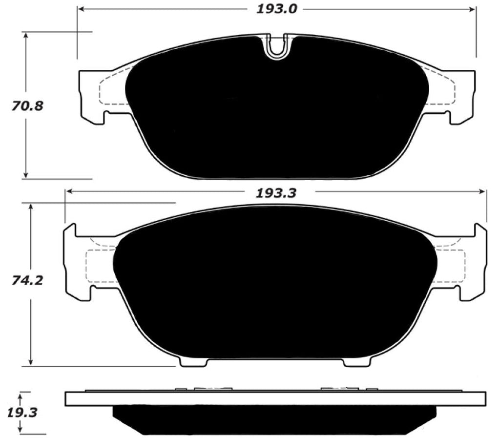 Porterfield Brake Pads for 2016 AUDI A8/A8 Quattro 3.0