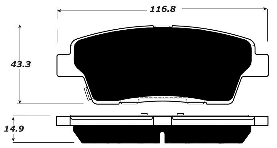 Porterfield Brake Pads for 2017 HYUNDAI GENESIS SEDAN V6