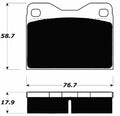 Porterfield Brake Pads for 1977 AUDI 100