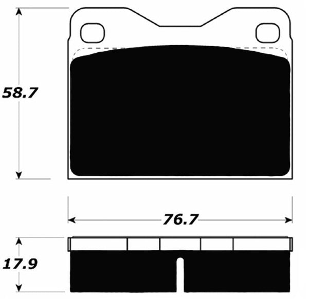 Porterfield Brake Pads for 1979 FERRARI 512 BB