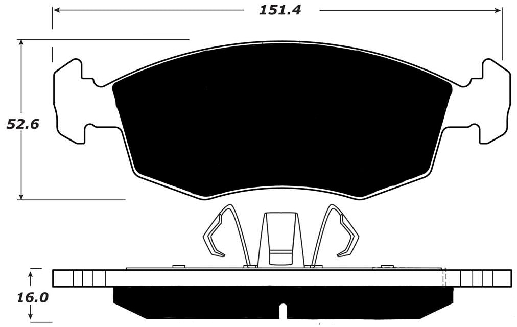 Porterfield Brake Pads for 2015 FIAT 500e