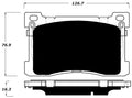 Porterfield Brake Pads for 2012 HYUNDAI EQUUS 5.0L