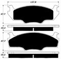 Porterfield Brake Pads for 1984 VOLKSWAGEN RABBIT