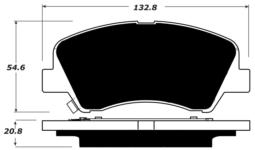 Porterfield Brake Pads for 2014 HYUNDAI ACCENT