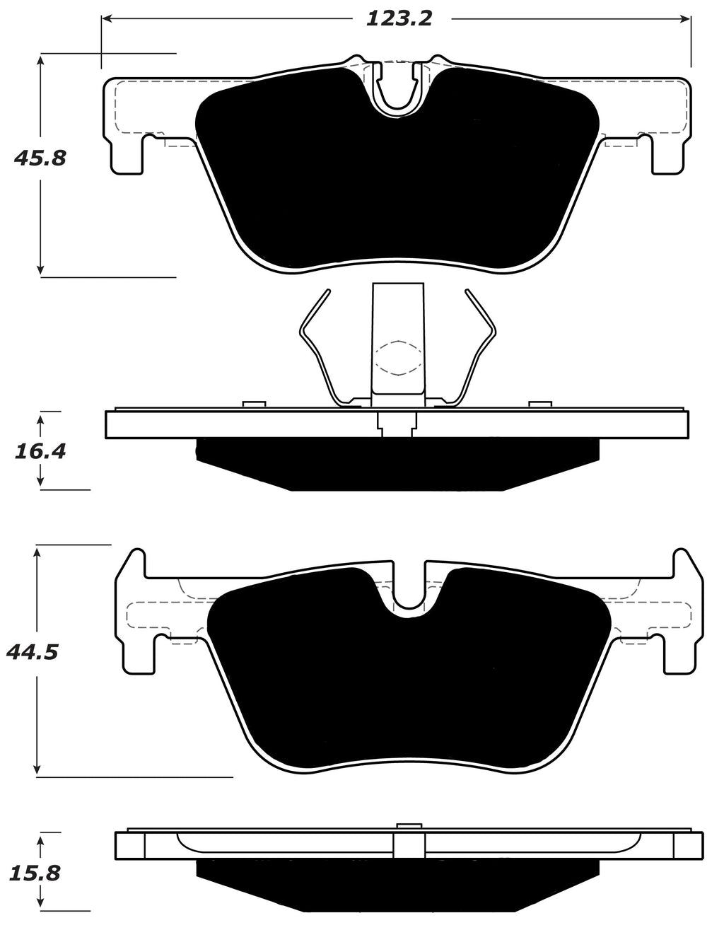Porterfield Brake Pads for 2016 BMW 428i iGran Coupe