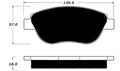 Porterfield Brake Pads for 2007 FIAT Grande Punto