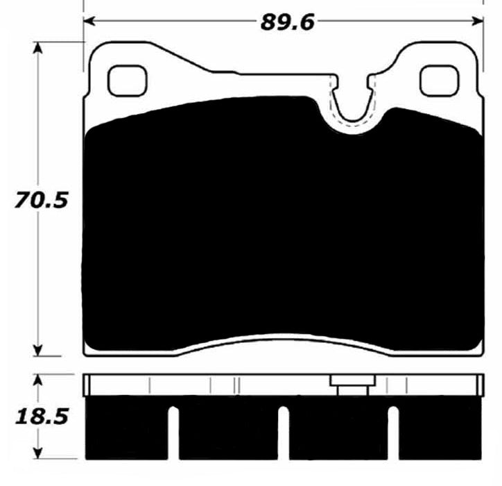 Porterfield Brake Pads for 1984 BMW 735i