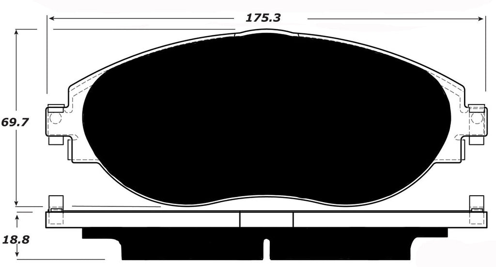 Porterfield Brake Pads for 2018 VOLKSWAGEN GTI - Performance Pkg