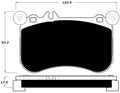 Porterfield Brake Pads for 2016 MERCEDES-BENZ CLS550