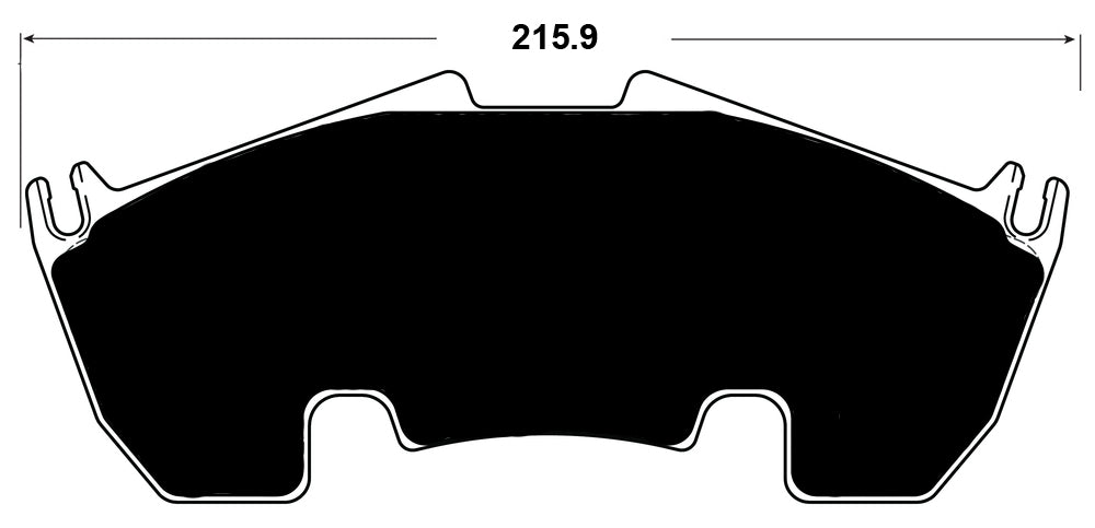 Porterfield Brake Pads for 2009 MERCEDES-BENZ SLR