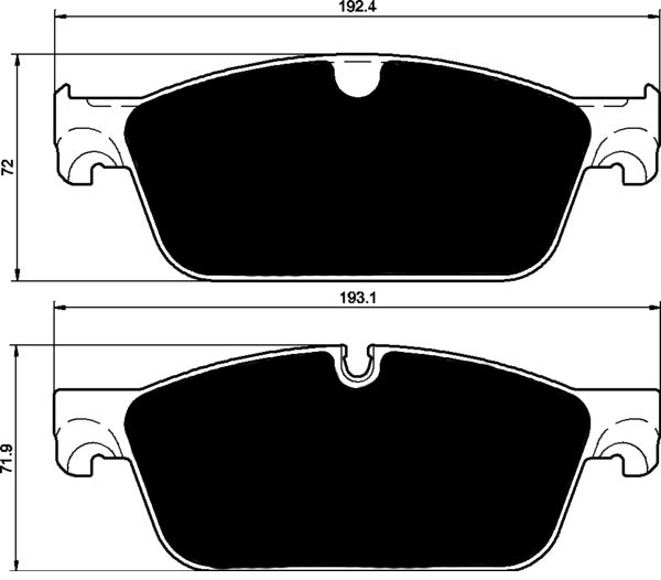 Porterfield Brake Pads for 2015 MERCEDES-BENZ GL550