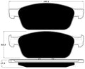 Porterfield Brake Pads for 2018 LINCOLN MKC