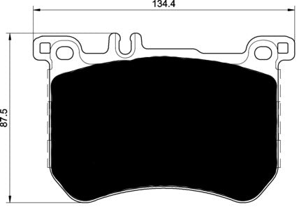 Porterfield Brake Pads for 2020 MERCEDES-BENZ SL450 w/342mm Front Disc