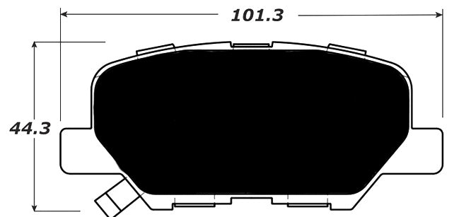 Porterfield Brake Pads for 2016 MITSUBISHI Outlander