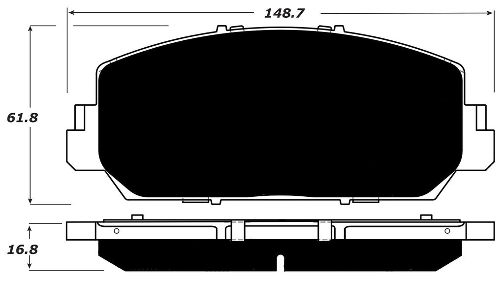 Porterfield Brake Pads for 2016 ACURA RLX