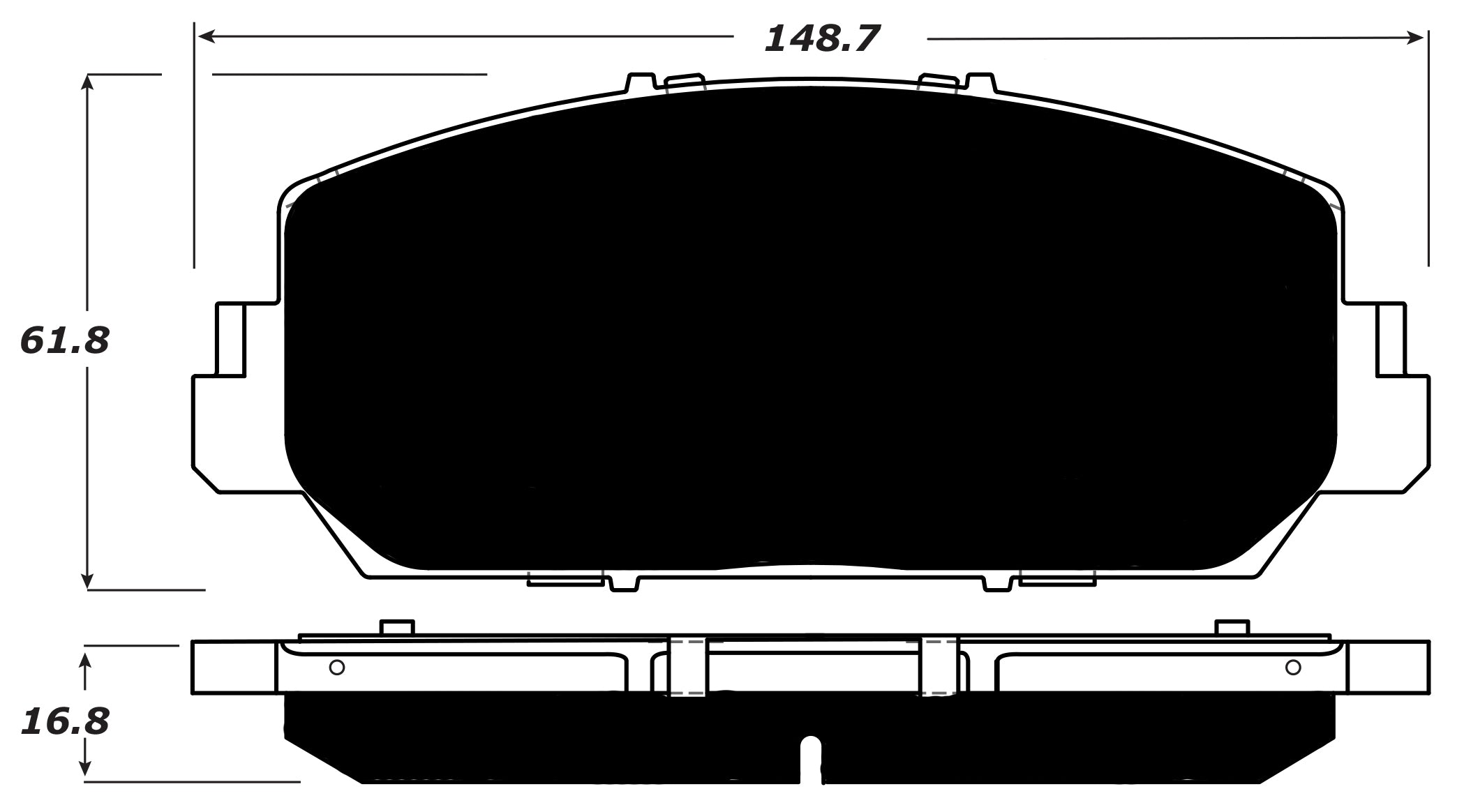 Porterfield Brake Pads for 2017 HONDA ACCORD Touring