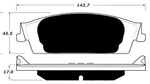 Porterfield Brake Pads for 2017 GMC Yukon 2WD w/6 Piston BBK