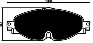 Porterfield Brake Pads for 2015 VOLKSWAGEN GTI (Exc Perf. Pkg)
