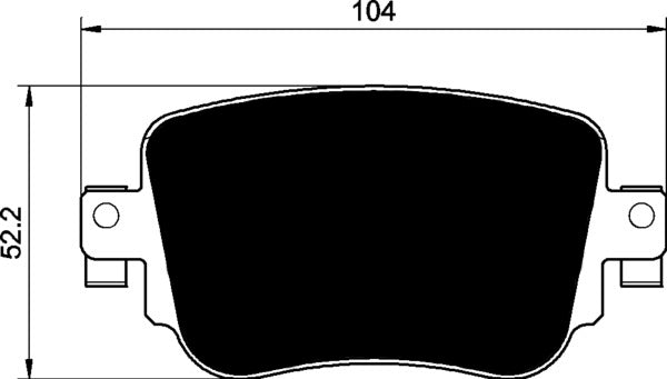 Porterfield Brake Pads for 2015 VOLKSWAGEN GTI (Exc Perf. Pkg)