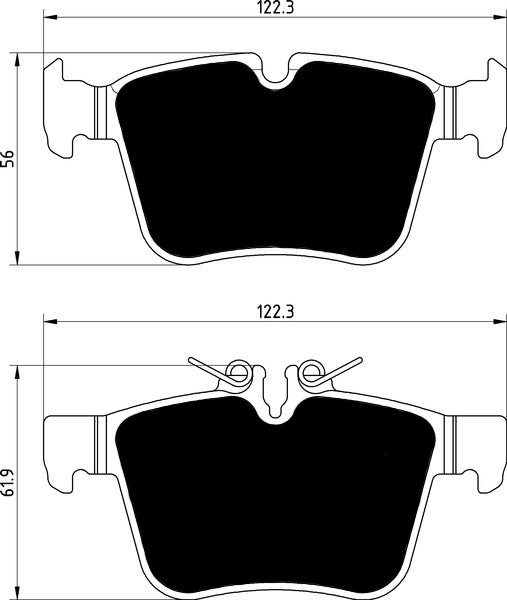 Porterfield Brake Pads for 2017 MERCEDES-BENZ C300 4MATIC SEDAN AMG