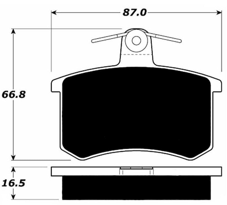 Porterfield Brake Pads for 1993 AUDI 100 Quattro
