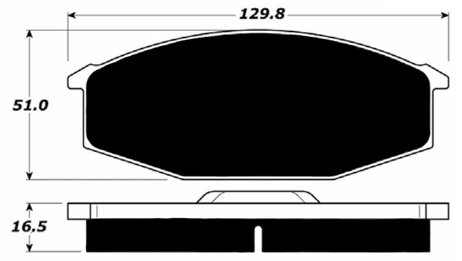 Porterfield Brake Pads for 1983 NISSAN 280ZX