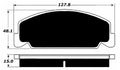 Porterfield Brake Pads for 1989 HONDA CRX DX