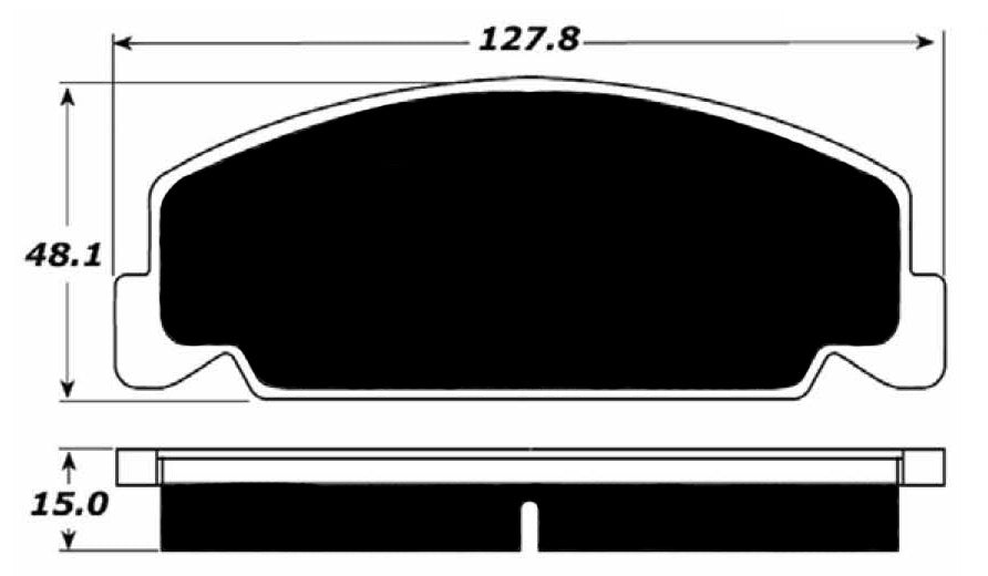 Porterfield Brake Pads for 1996 HONDA CIVIC Sedan LX w/o ABS