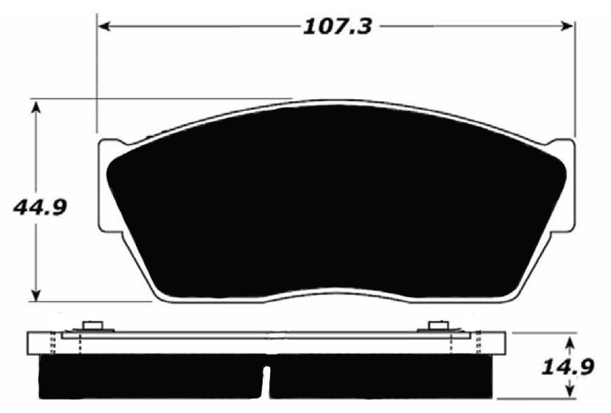 Porterfield Brake Pads for 1983 HONDA CIVIC 1300 4 Speed