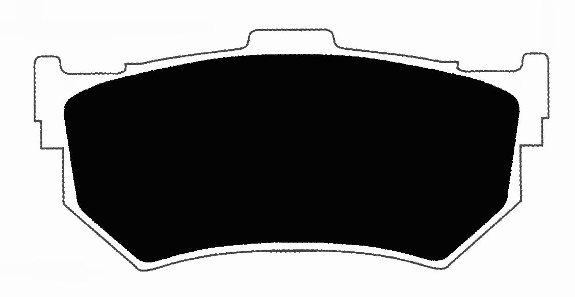 Porterfield Brake Pads for 1993 SUZUKI SWIFT 3 Door GTi