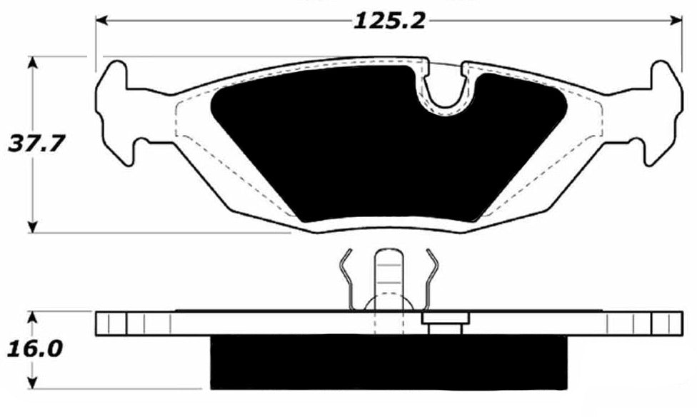 Porterfield Brake Pads for 1990 BMW 318 Series E30