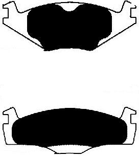 Porterfield Brake Pads for 1986 VOLKSWAGEN GOLF GTI