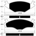 Porterfield Brake Pads for 1992 VOLKSWAGEN GOLF